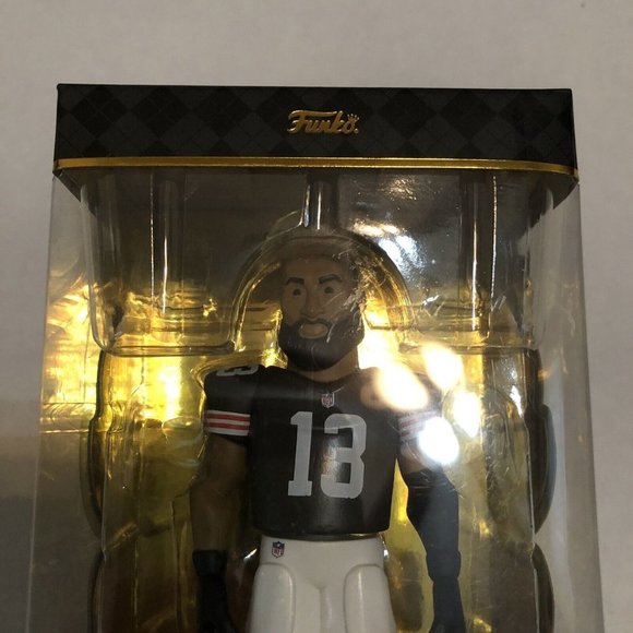 FUNKO GOLD NFL Browns Odell Beckham Jr (Home Uniform) 5" Vinyl Licensed NFLPA - Picture 2 of 5